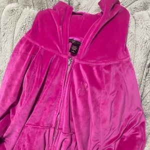 VICTORIAS SECRET VELOUR ZIP UP